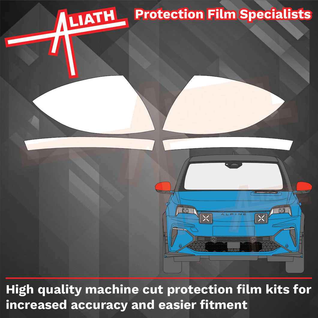 Alpine A290 2025-Present, Door Mirror Caps CLEAR Paint Protection