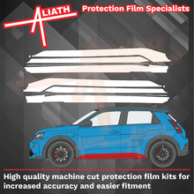 Alpine A290 2025-Present, Side Sill Skirt Trims CLEAR Paint Protection