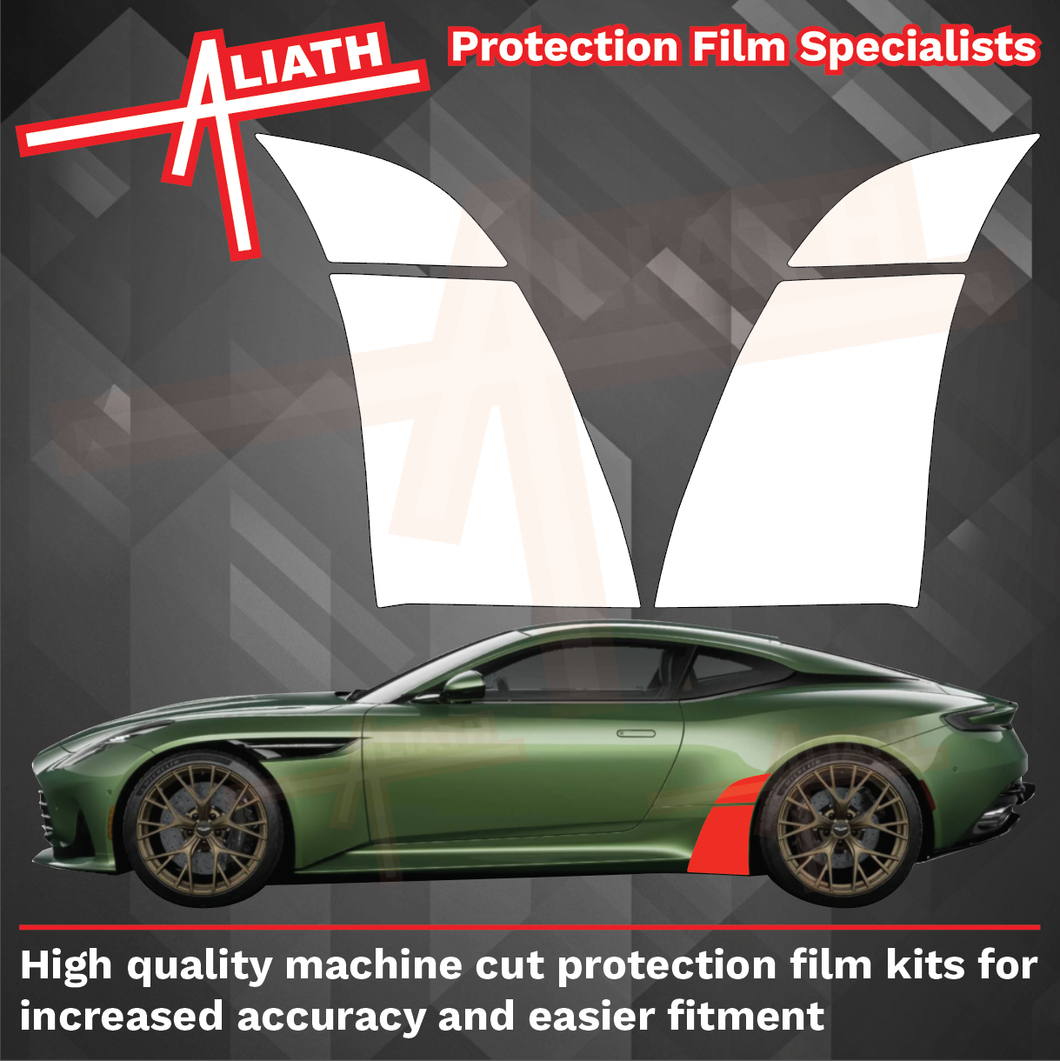 Aston Martin DB12 2023-Present, Rear QTR Arches CLEAR Paint Protection