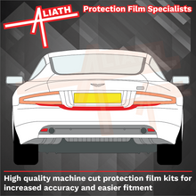 Aston Martin DB9 2004-2012, Rear Bumper Upper CLEAR Paint Protection