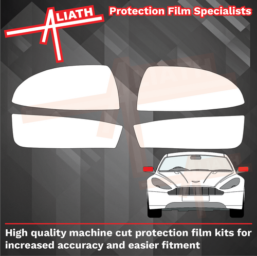 Aston Martin DB9 2012-2016 Door Mirror Caps CLEAR Paint Protection