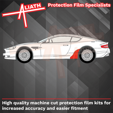 Aston Martin DB9 2012-2016, Side Sill Skirt & QTR Arches CLEAR Paint Protection