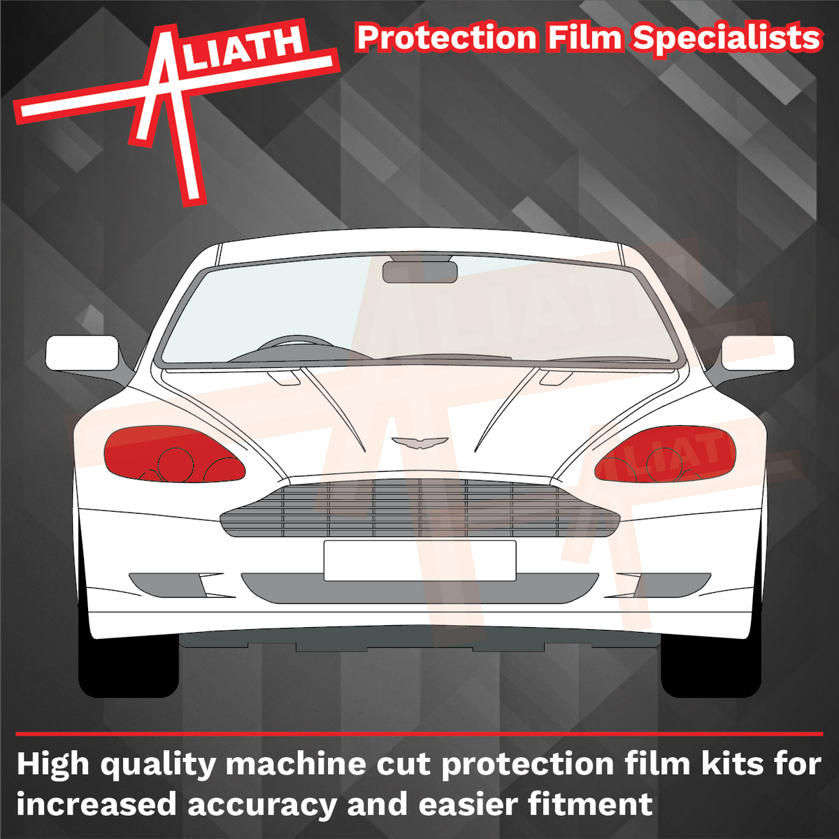Aston Martin DB9 2004-2012, Headlights CLEAR Stone Protection