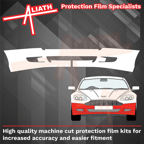 Aston Martin DB9 2004-2012, Front Bumper CLEAR Paint Protection
