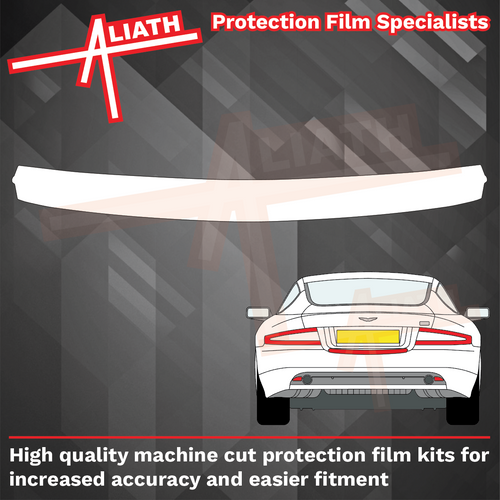 Aston Martin DB9 2012-2016, Rear Bumper Upper Ledge CLEAR Paint Protection