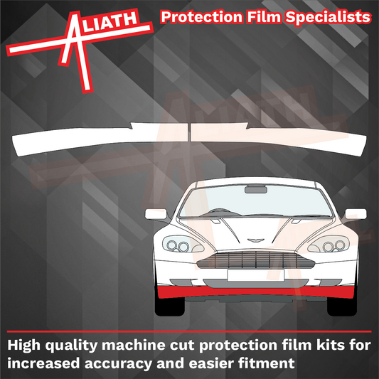Aston Martin DB9 2004-2012 Lower Front Bumper CLEAR Paint Protection