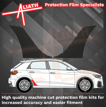 Audi A1 5dr (Type GB) 2018-Present, Rear QTR Arches BLACK Paint Protection