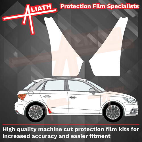 Audi A1 & S1 (Type 8X)(5 door) 2010-2018, Rear QTR Arch CLEAR Paint Protection