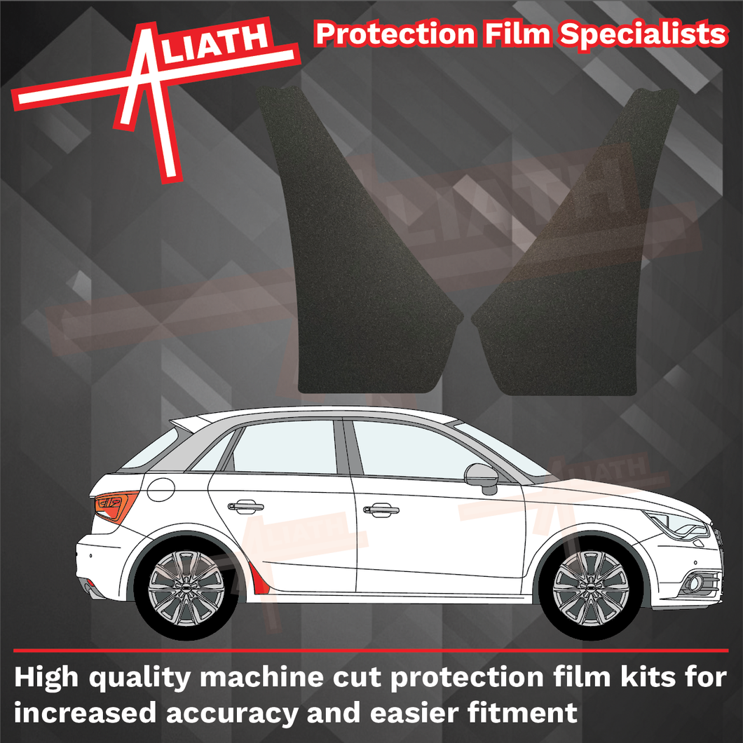 Audi A1 & S1 (Type 8X)(5 door) 2010-2018, Rear QTR Arch BLACK Paint Protection