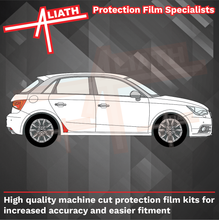 Audi A1 & S1 (Type 8X)(5 door) 2010-2018, Rear QTR Arch BLACK Paint Protection