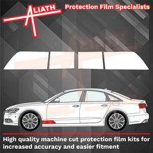 Audi A6 S6 RS6 (Type 4G) 2012-2019, Front Door & Wing Lower OE Style CLEAR Paint Protection