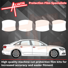 Audi A6 / S6 / RS6 (Type 4G C7) 2012-2019, Door Handle Cups CLEAR Scratch Protection