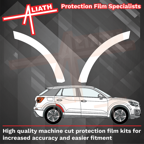 Audi Q2 2017-Present, Rear Arches CLEAR Paint Protection