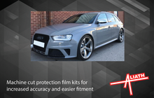 Audi RS4 (Type 8K) 2012-2015, Rear Bumper Side Arches CLEAR Paint Protection