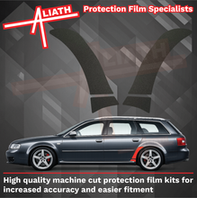 Audi RS6 (Type 4B) 2002-2004 Rear QTR & Sill Arch BLACK Paint Protection