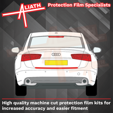 Audi A6 / S6 (Type 4G) 2012-2019 Rear Bumper BLACK Scratch Protection
