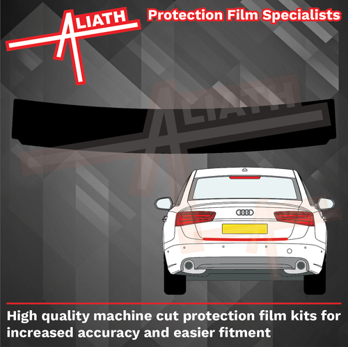Audi A6 / S6 (Type 4G) 2012-2019 Rear Bumper BLACK Scratch Protection
