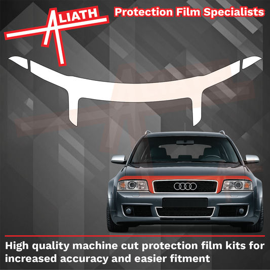 Audi RS6 (Type 4B) 2002-2004, Bonnet & wings front sections CLEAR Paint Protection