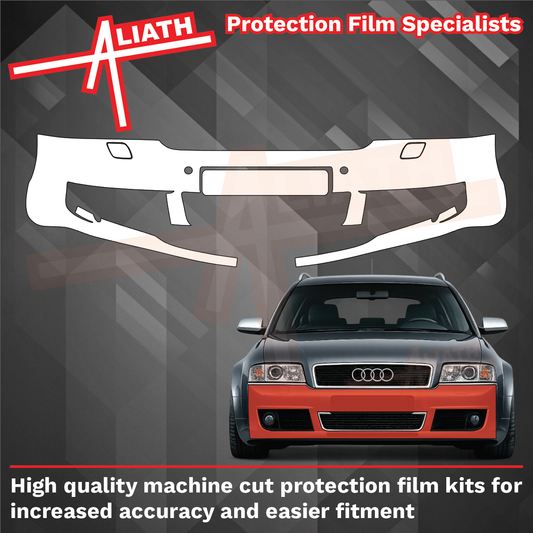 Audi RS6 (Type 4B) 2002-2004, Front Bumper CLEAR Paint Protection