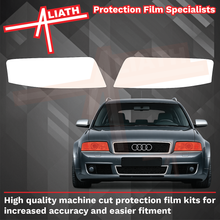 Audi RS6 (Type 4B) 2002-2004, Headlights & fog lights CLEAR stone Protection