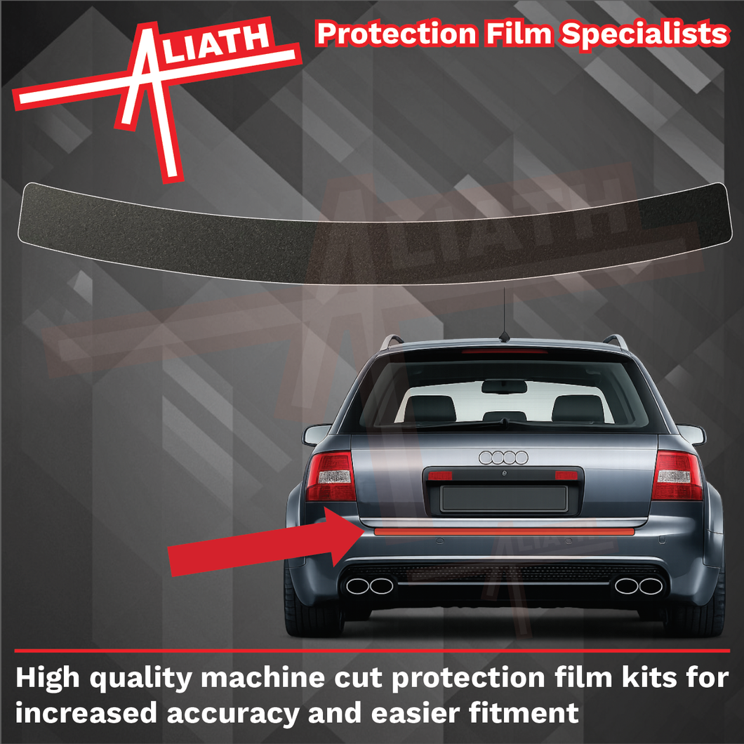 Audi RS6 (Type 4B) 2002-2004, Rear bumper upper loading area BLACK Scratch Protection