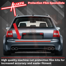 Audi RS6 (Type 4B) 2002-2004, Rear bumper upper loading area BLACK Scratch Protection