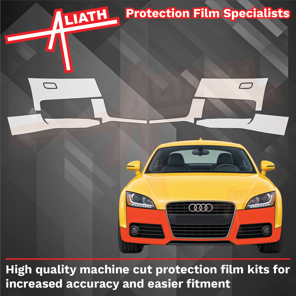 Audi TT S-Line MK2 (Type 8J) 2006-2014 Front Bumper CLEAR Paint Protection