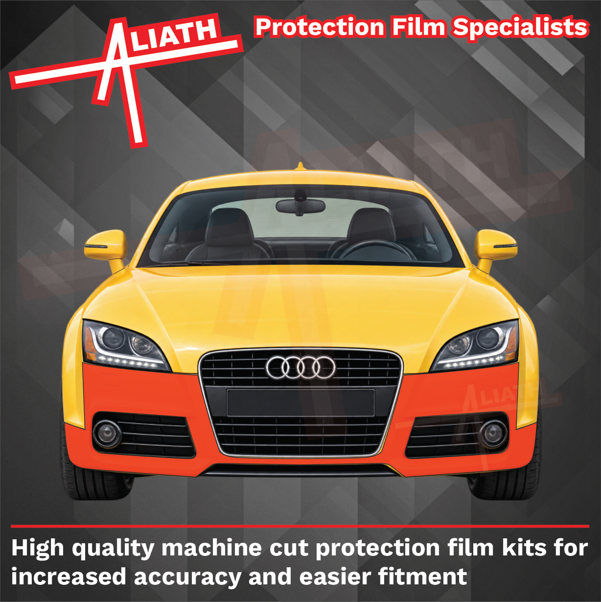 Audi TT S-Line MK2 (Type 8J) 2006-2014 Front Bumper CLEAR Paint Protection