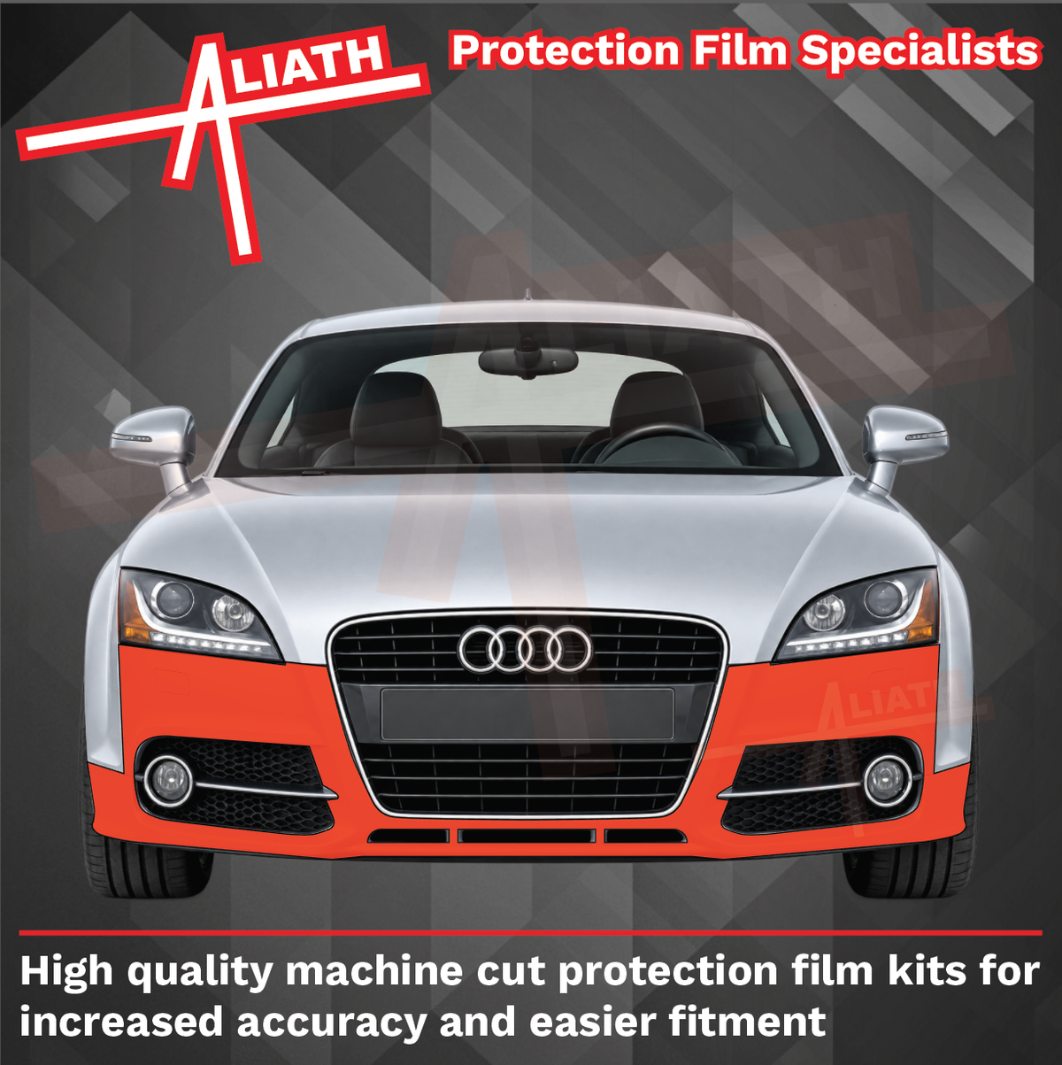 Audi TT Standard MK2 (Type 8J) 2006-2014 Front Bumper CLEAR Paint Protection
