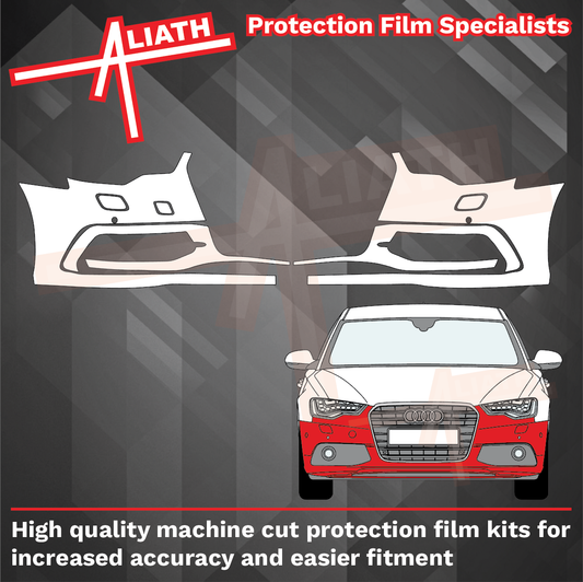 Audi S6 (Type 4G) 2012-2015, Front Bumper CLEAR Paint Protection