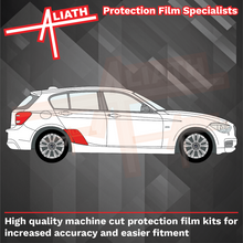 BMW 1-Series 5 Door (Type F21) 2011-2019, Rear Door & Wing Arches CLEAR Paint Protection