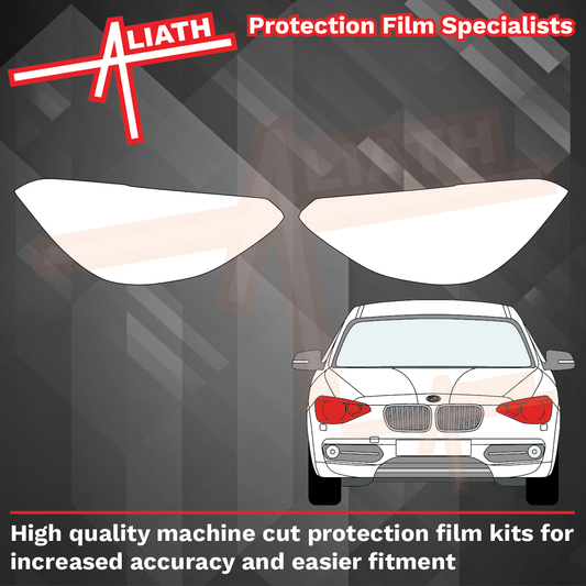 BMW 1-Series (Type F20 F21) 2011-2015, Headlights CLEAR Stone Protection