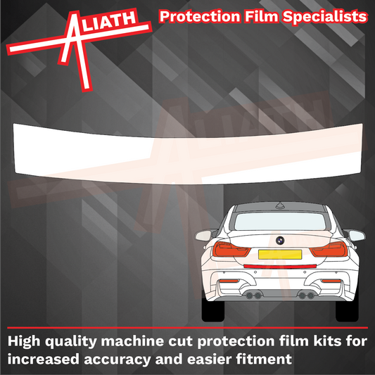 BMW 4-Series / M4 (Type F32 F33) 2013-2020, Rear Bumper Upper CLEAR Scratch Protection