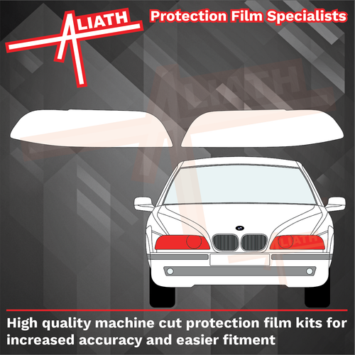 BMW 5-Series (Type E39) 1995-2003, Headlights CLEAR Paint Protection