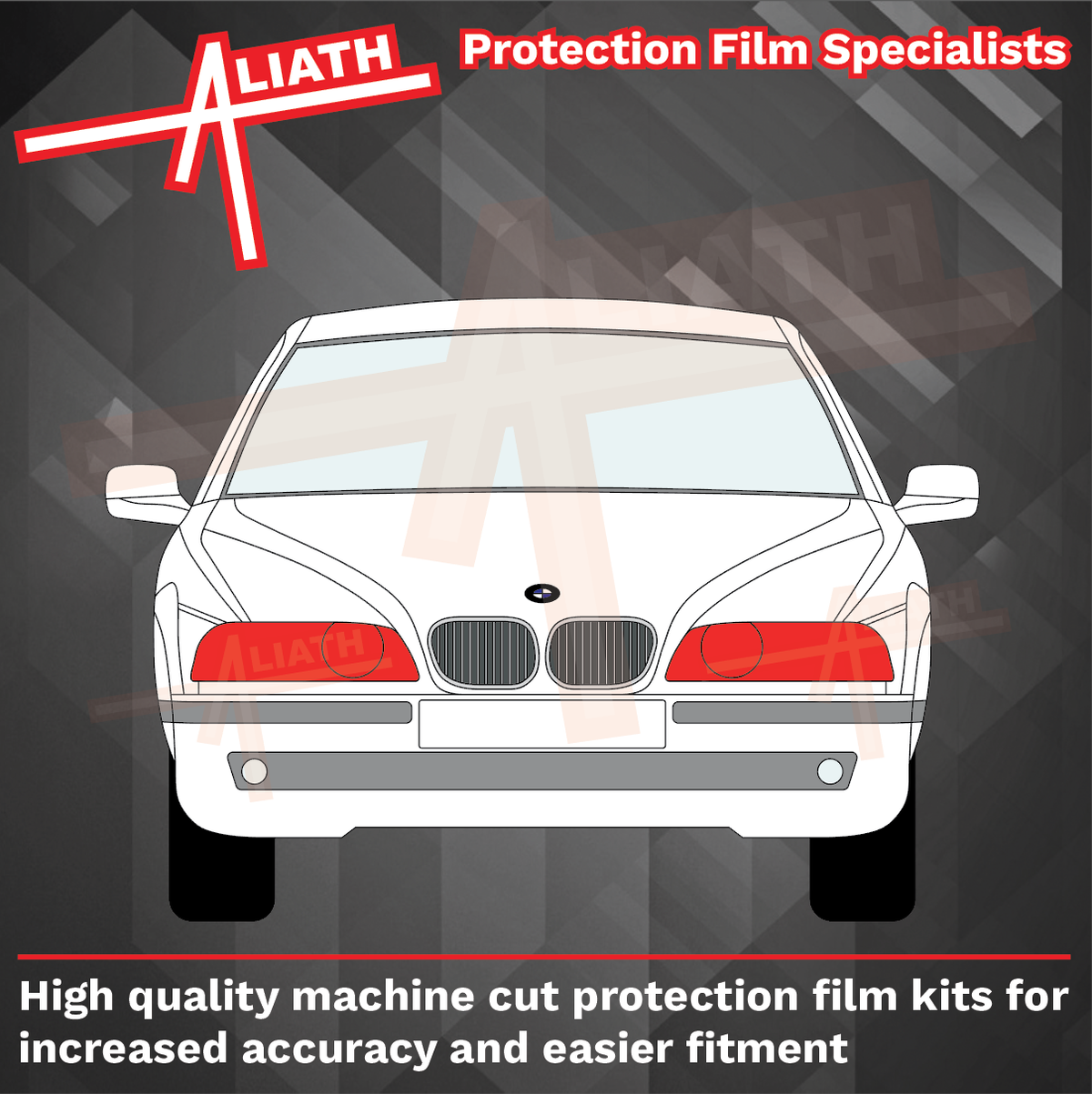 BMW 5-Series (Type E39) 1995-2003, Headlights CLEAR Paint Protection