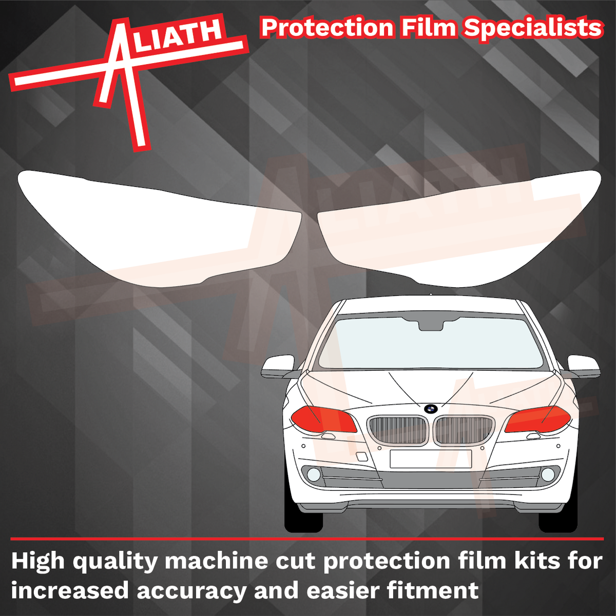 BMW 5-Series GT (Type F07) 2009-2017, Headlights CLEAR Paint Protection