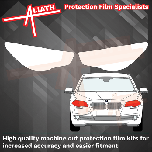 BMW 5-Series GT (Type F07) 2009-2017, Headlights CLEAR Paint Protection