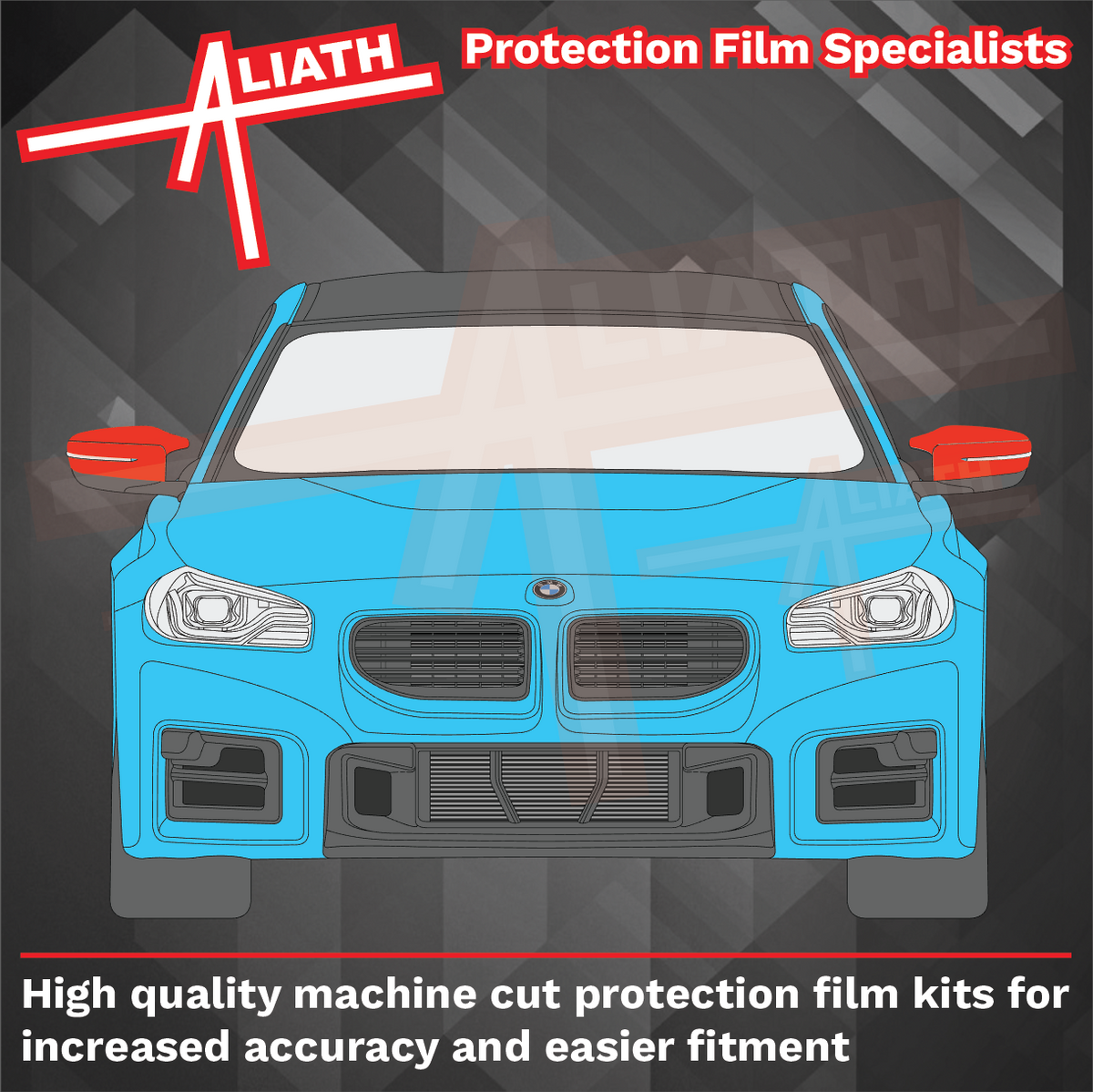 BMW 2-Series M240i (Type G42) 2021-, Mirror Caps CLEAR Paint Protection