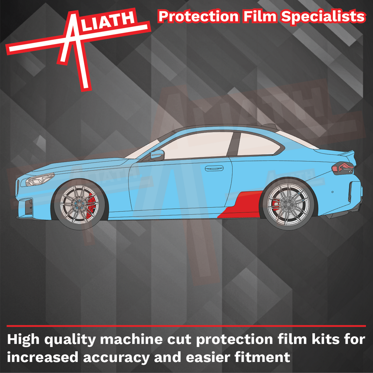 BMW 2-Series M2 (Type G87) 2022-, Rear Arches CLEAR Paint Protection