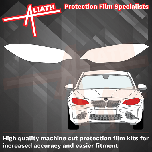 BMW 2-Series M2 (Type F87) 2014-2021, Headlights CLEAR Stone Protection