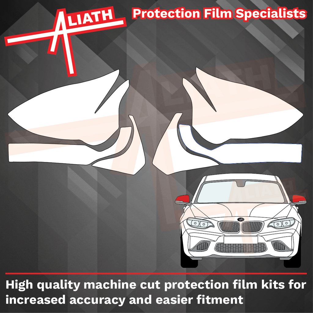 BMW 2Series M2 Competition (Type F87) 20182021, Door Mirror Caps CLE