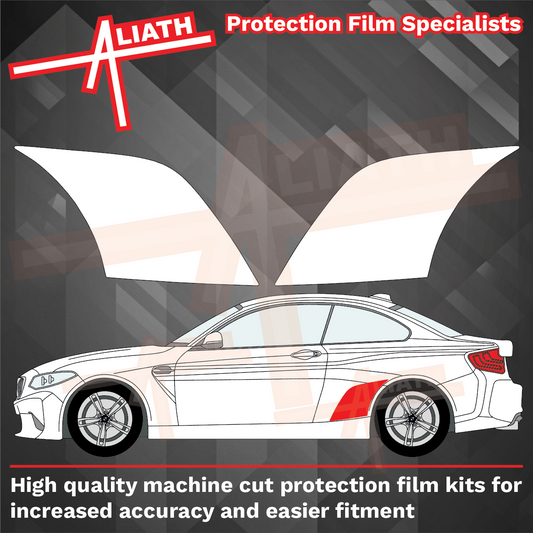 BMW 2-Series M2 (Type F87) 2014-2021, Rear QTR / Wing CLEAR Paint Protection