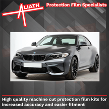 BMW 2-Series M2 (Type F87) 2014-2021, Rear QTR / Wing BLACK TEXTURED Paint Protection