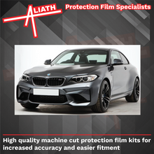 BMW 2-Series M2 (Type F87) 2014-2021, Rear QTR / Wing Large BLACK Paint Protection