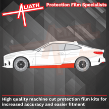 BMW M4 (Type G83 G83) 2022-Present, Side Sill Skirts CLEAR Paint Protection