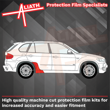 BMW X5 M-Sport (E70) 2007-13, Rear arch sections OE Style CLEAR Paint Protection
