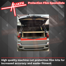 BMW X5 (E70) 2006-14, Rear Lower Tailgate Hatch Top CLEAR Paint Protection