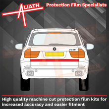BMW X5 (E70) 2006-14, Rear Lower Tailgate Hatch Top CLEAR Paint Protection