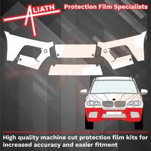 BMW X5M (E70) 2010-14, Front Bumper CLEAR Paint Protection