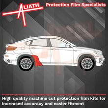 BMW X6M (Type e71) 2007-2014, Rear Arches CLEAR Paint Protection